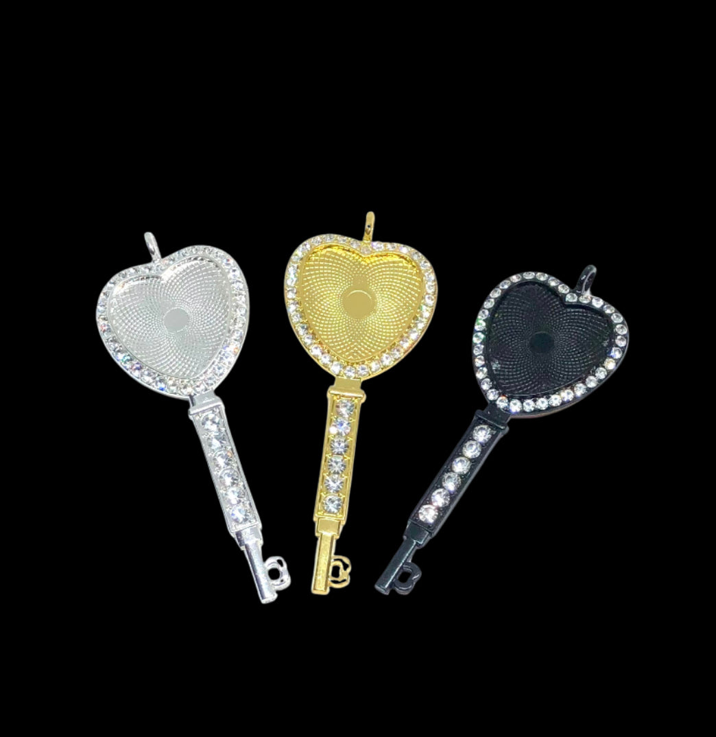 Heart key bezel (bezel & glass only)