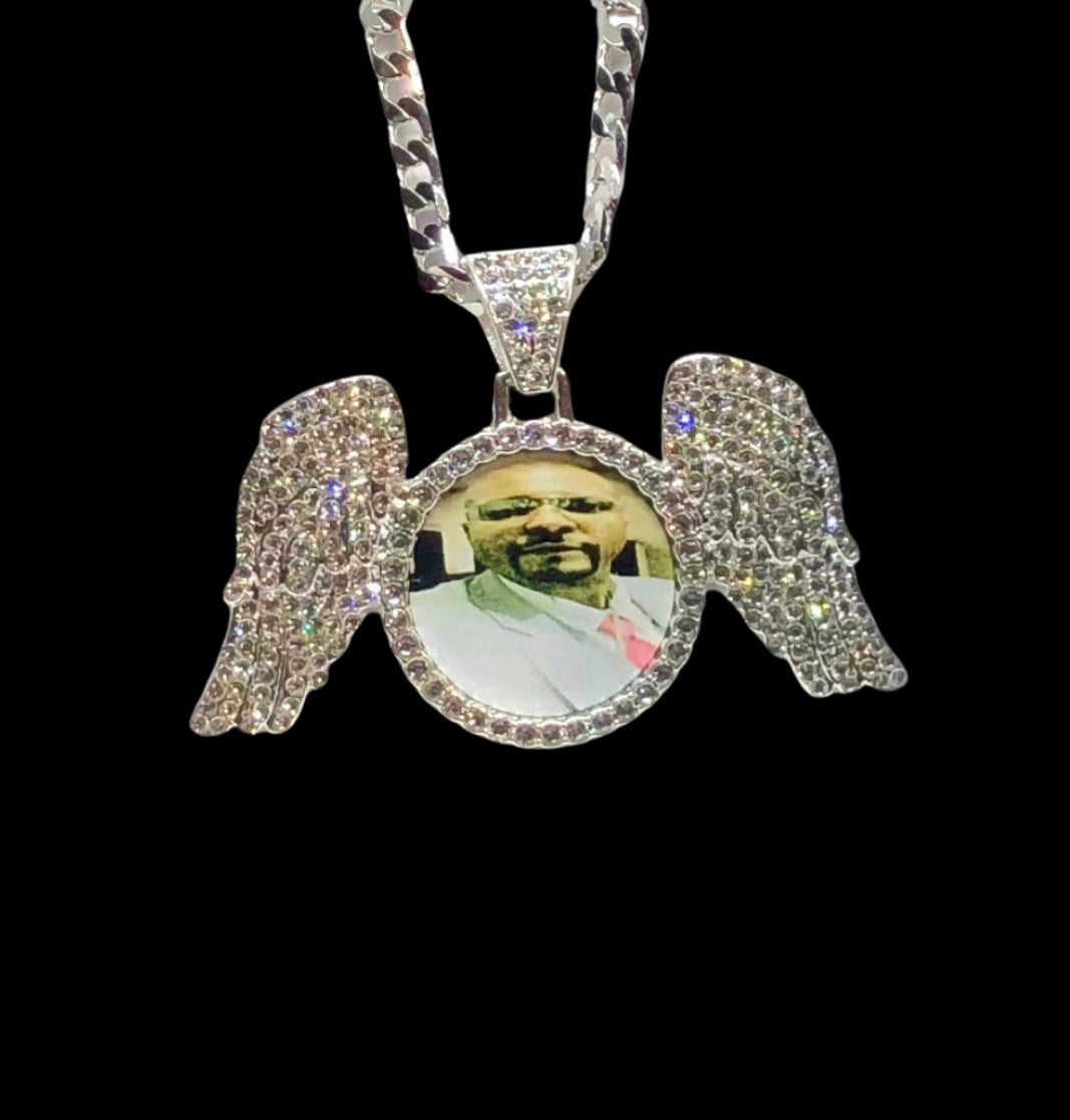 Angel Wing Pendant Necklace