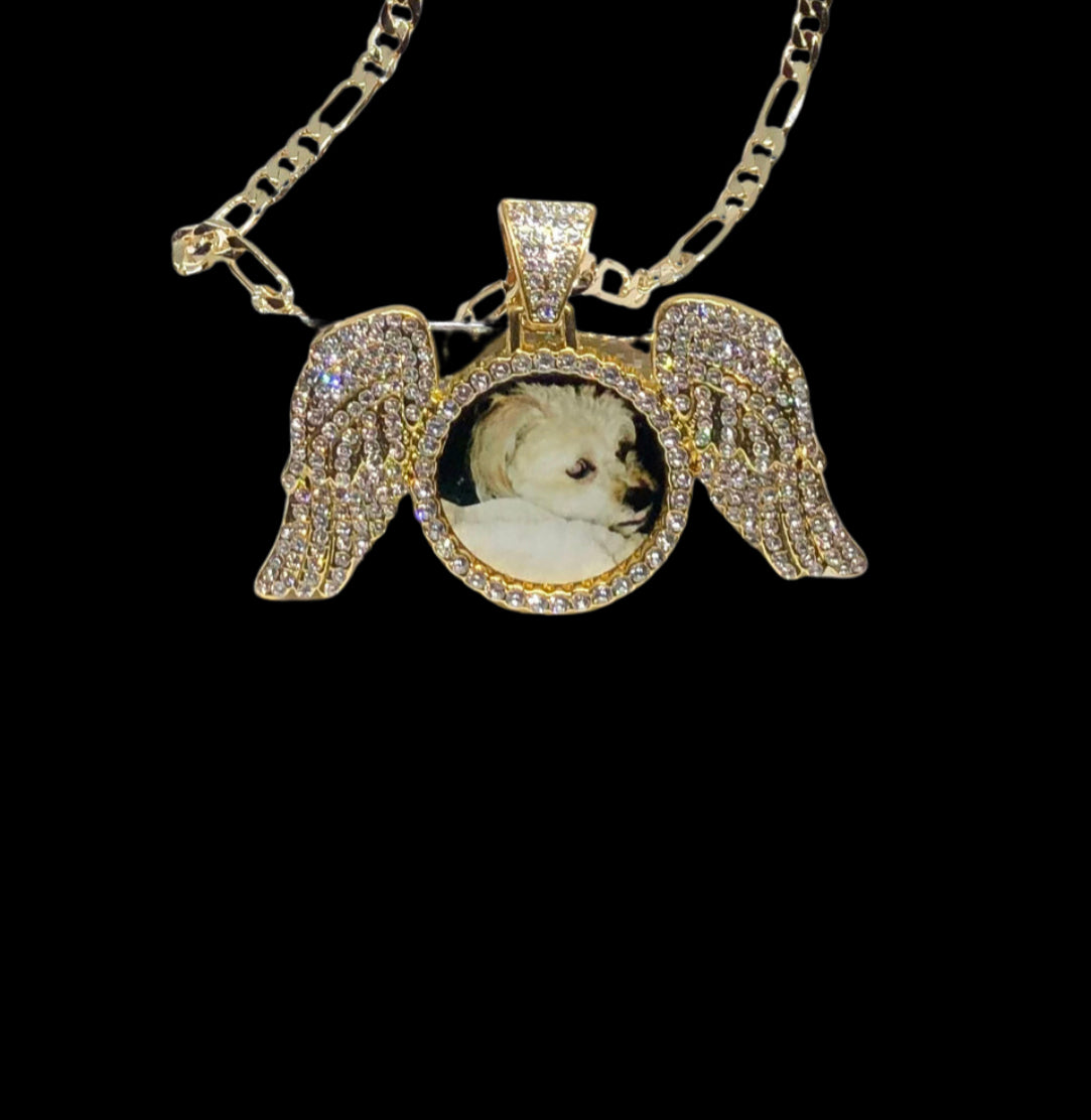 Angel Wing Pendant Necklace