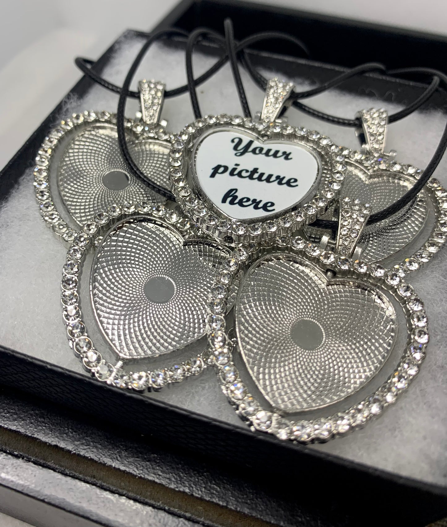 Double sided heart necklaces (bulk)