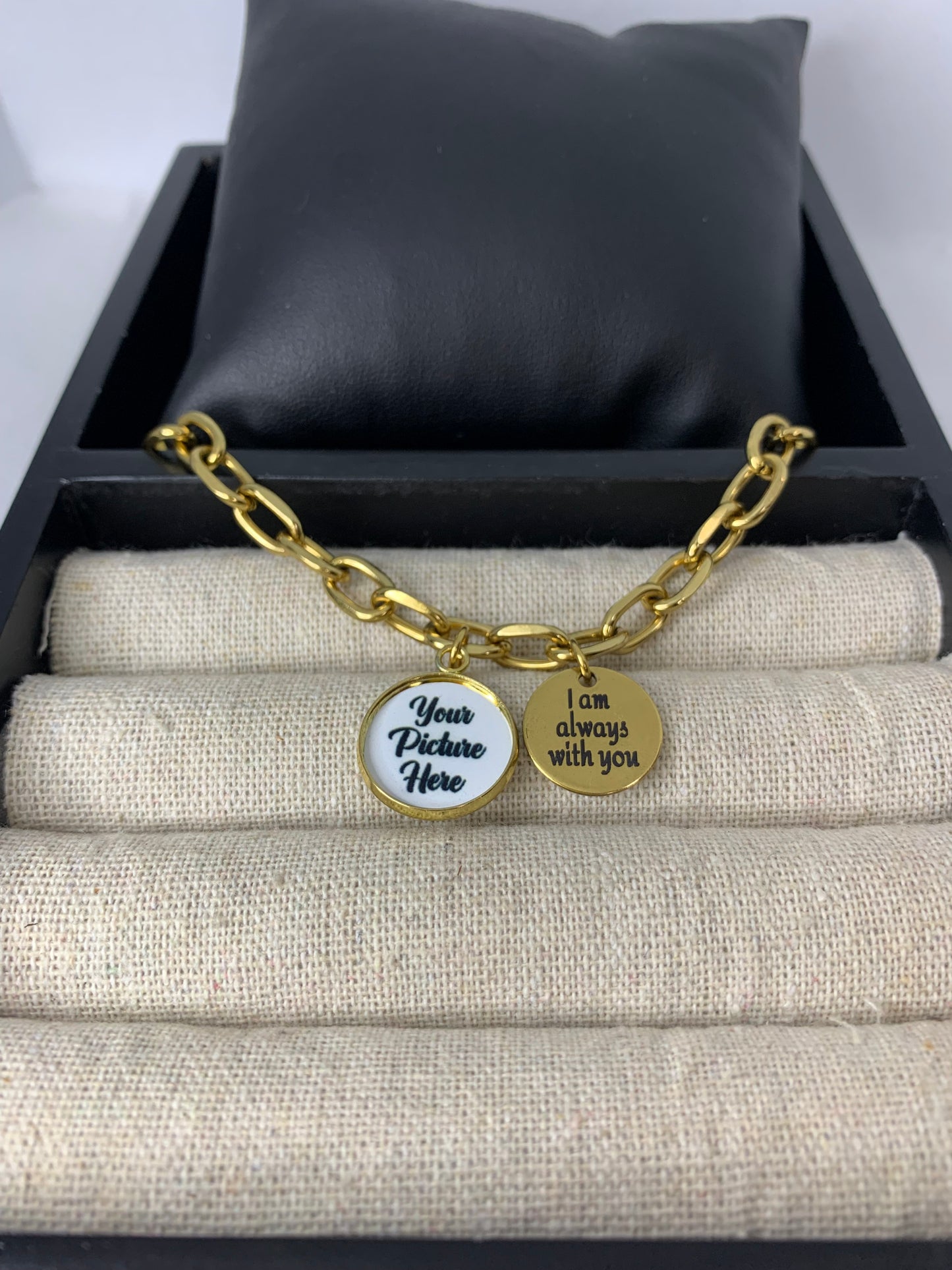 Always with you photo bracelet