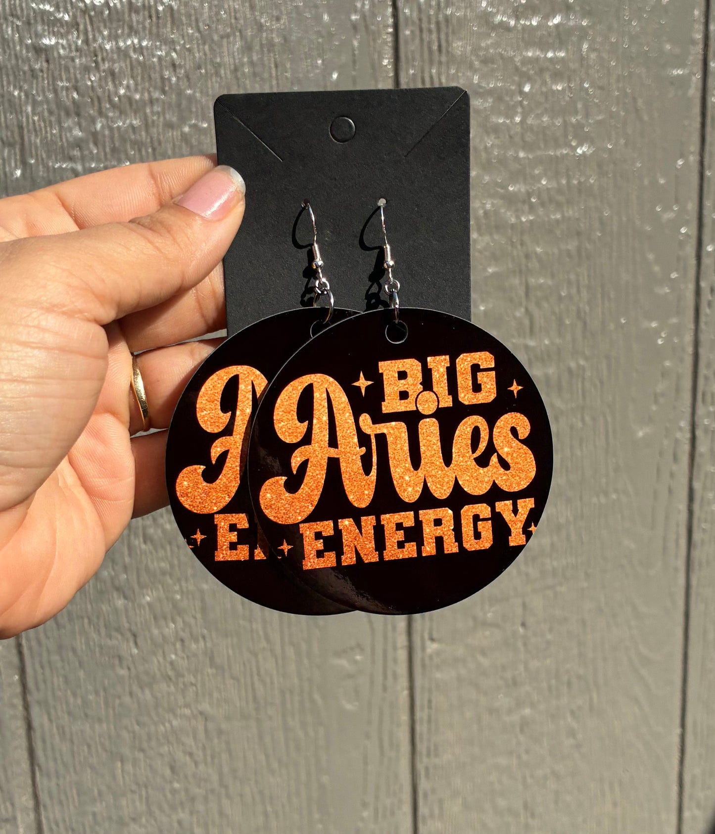 Aries energy earrings