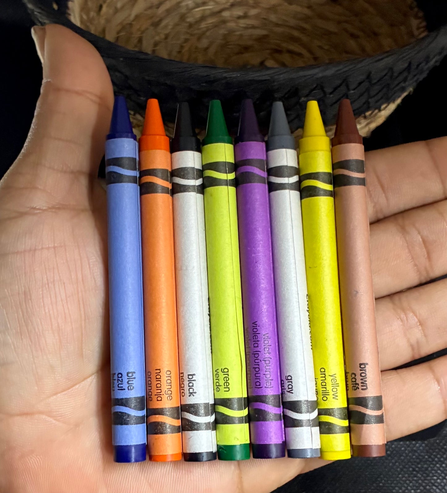 Crayon earrings