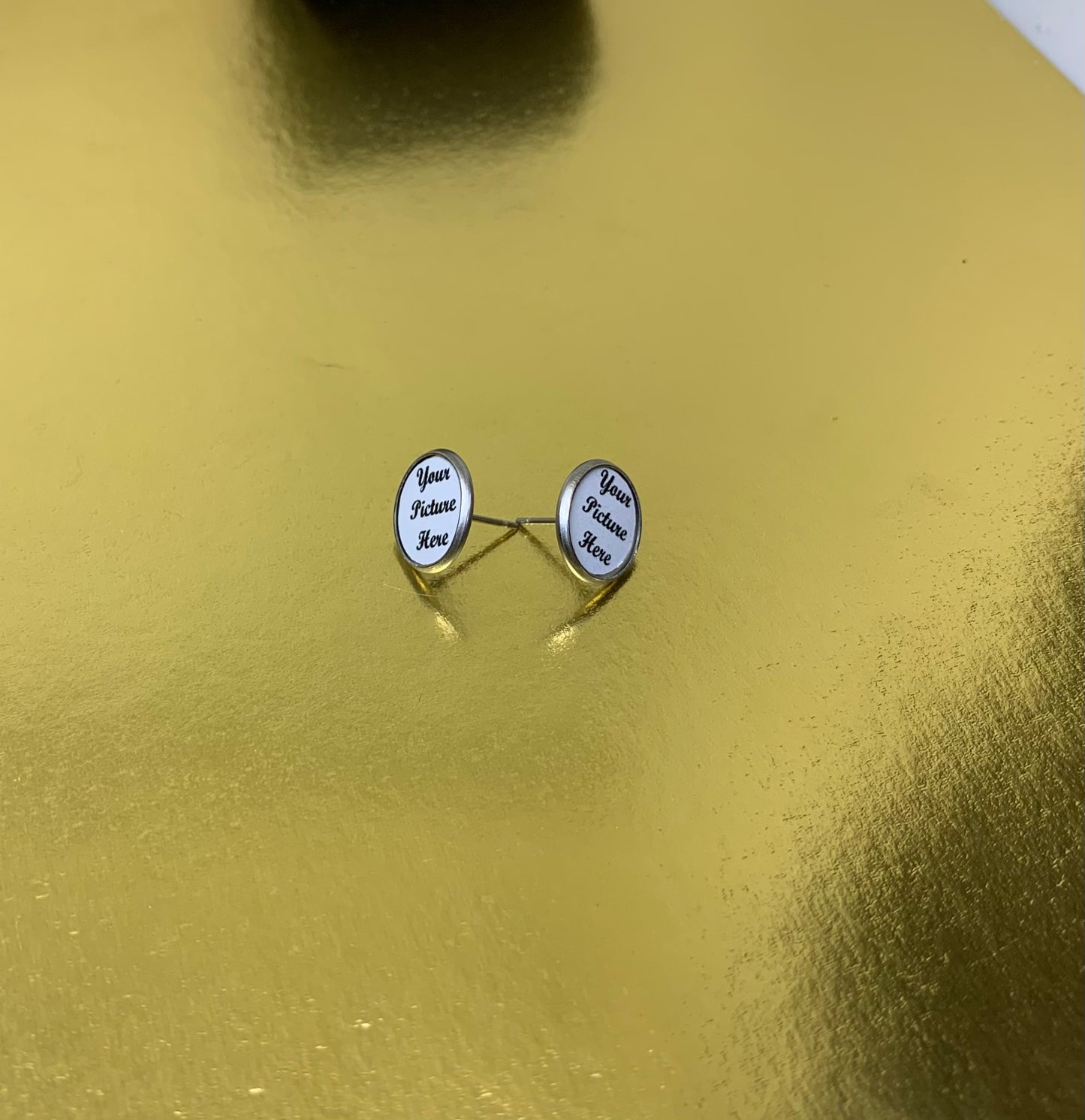 Customized Photo Stud Earrings