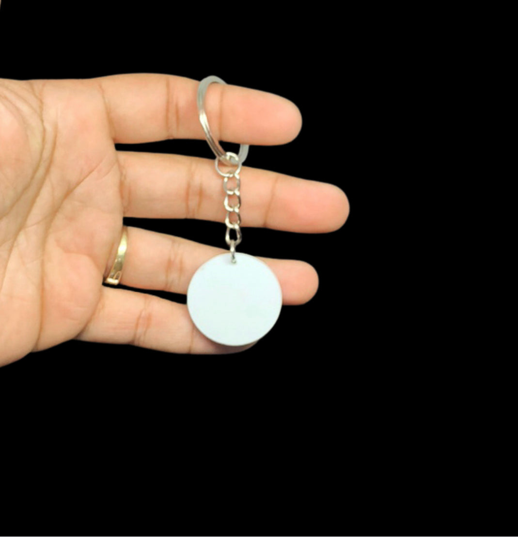 Diy sublimation keychain