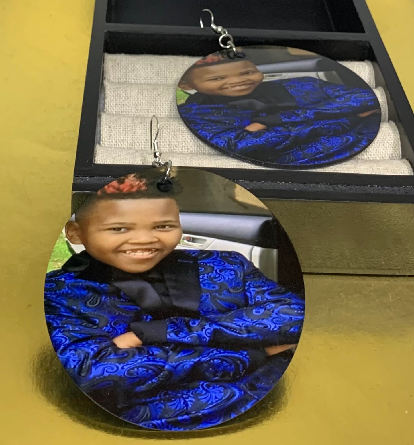 XL photo earrings