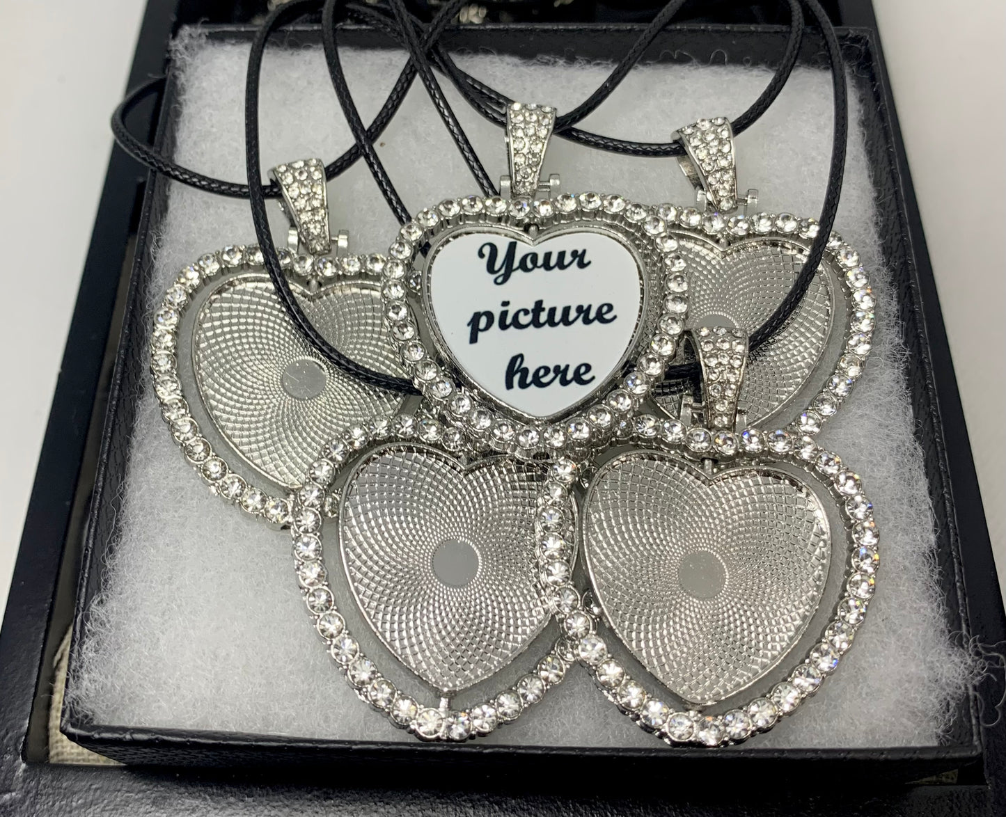 Double sided heart necklaces (bulk)