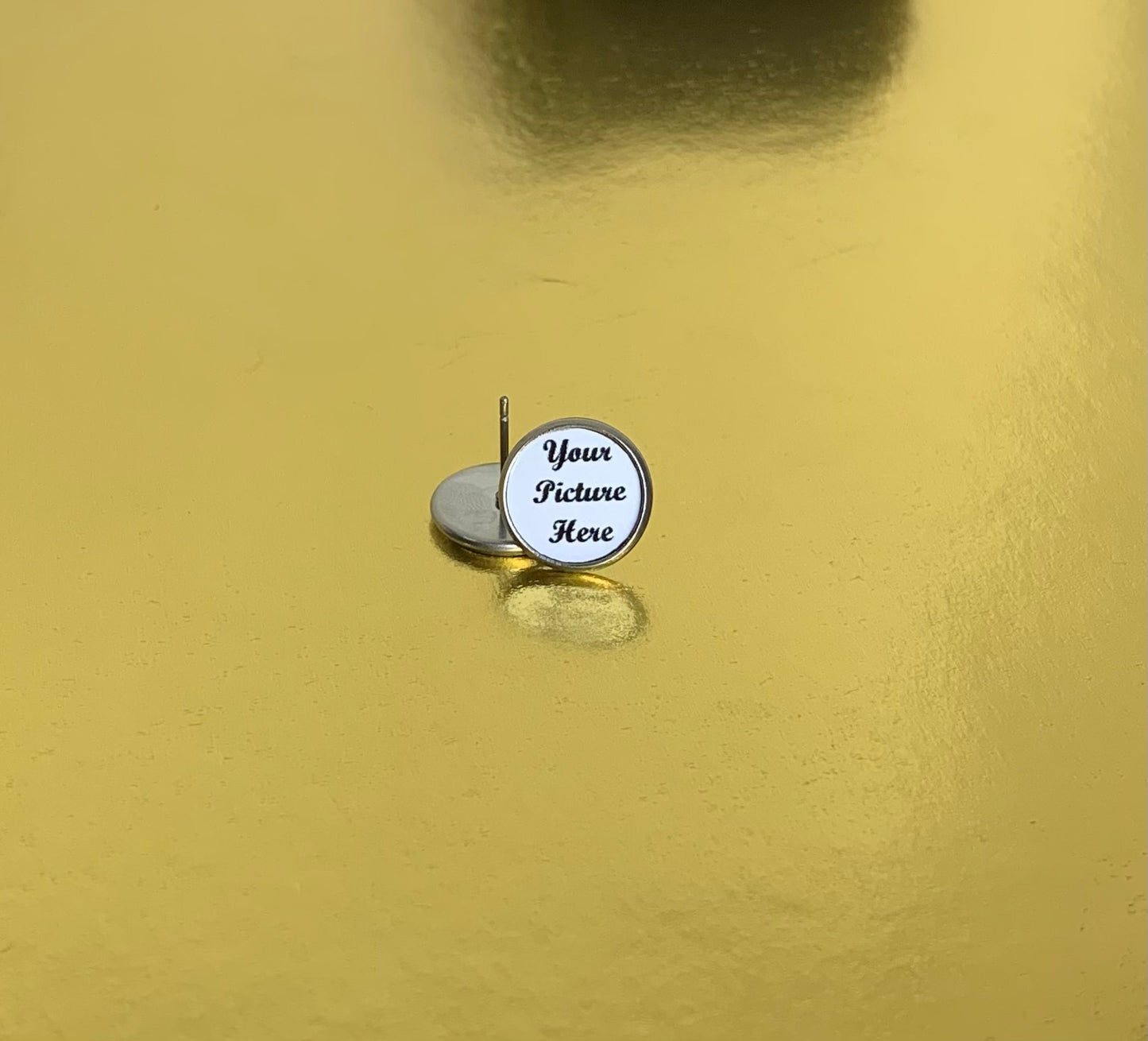 Customized Photo Stud Earrings
