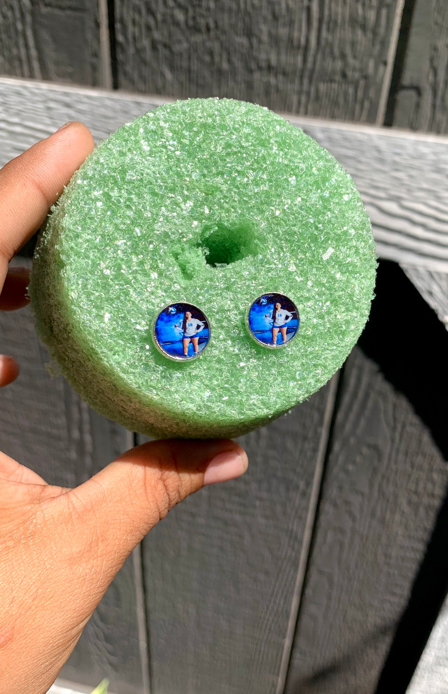 Customized Photo Stud Earrings