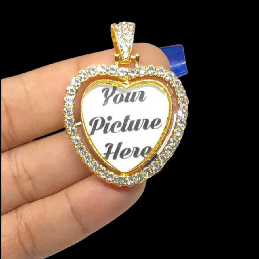 Spinning Heart Charm