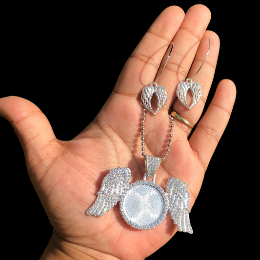 My Guardian Angel Necklace and Earring Set
