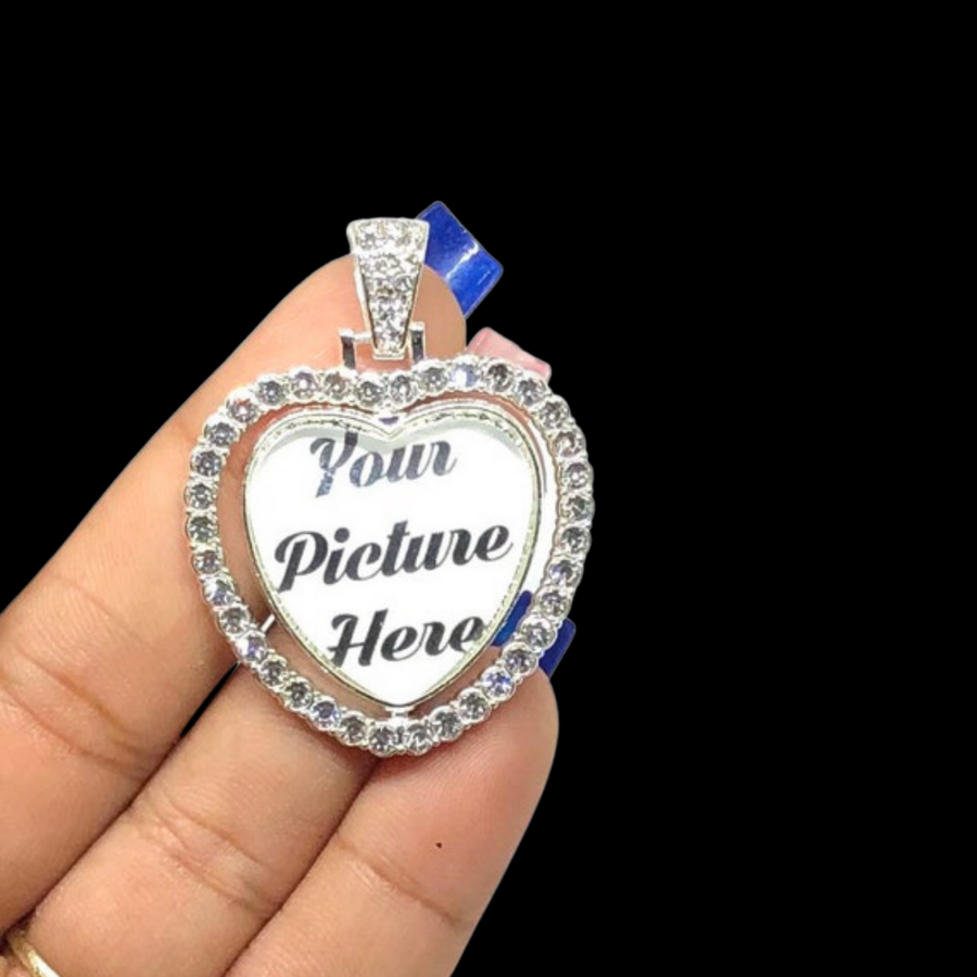 Spinning Heart Charm