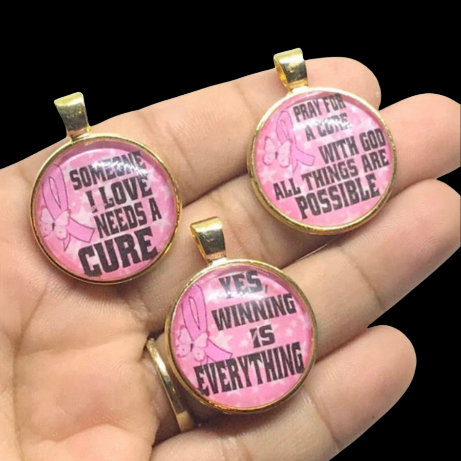 Breast Cancer Charms