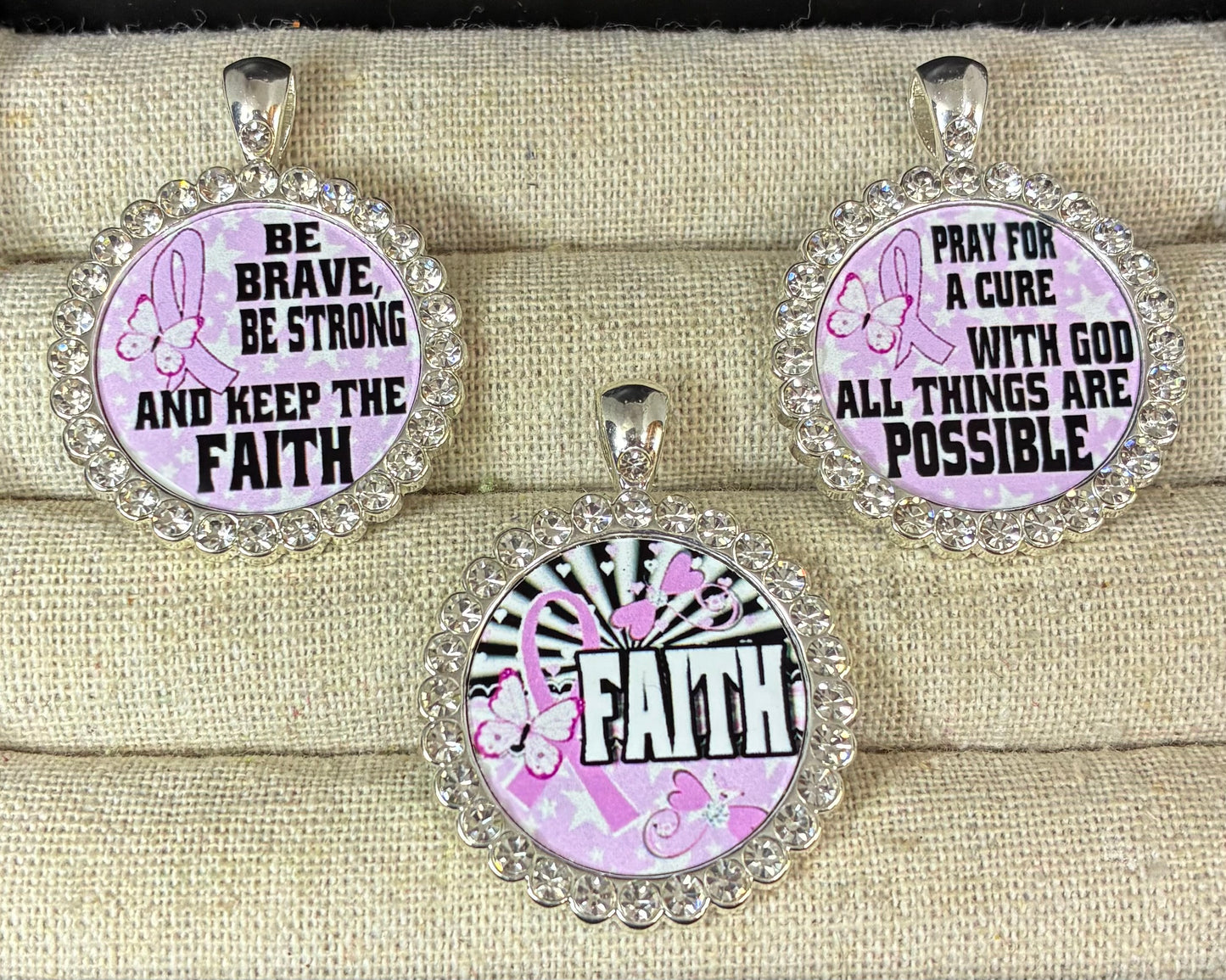 Breast Cancer Charms