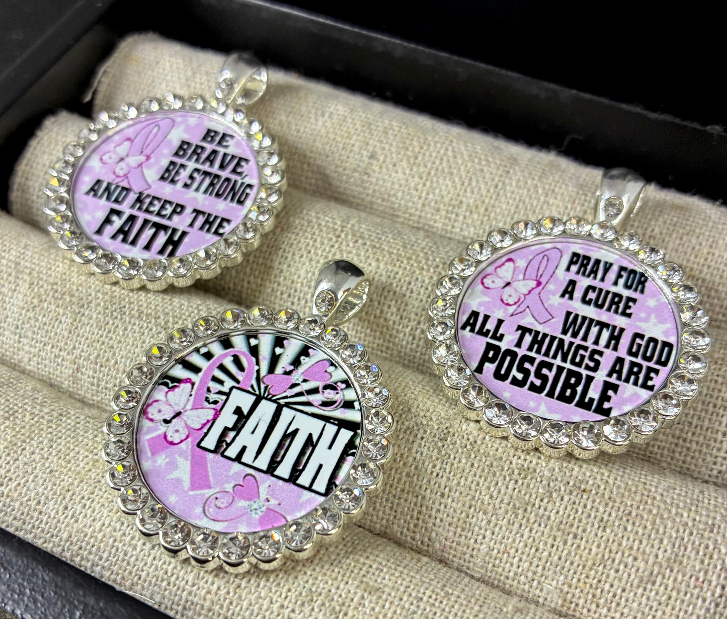 Breast Cancer Charms