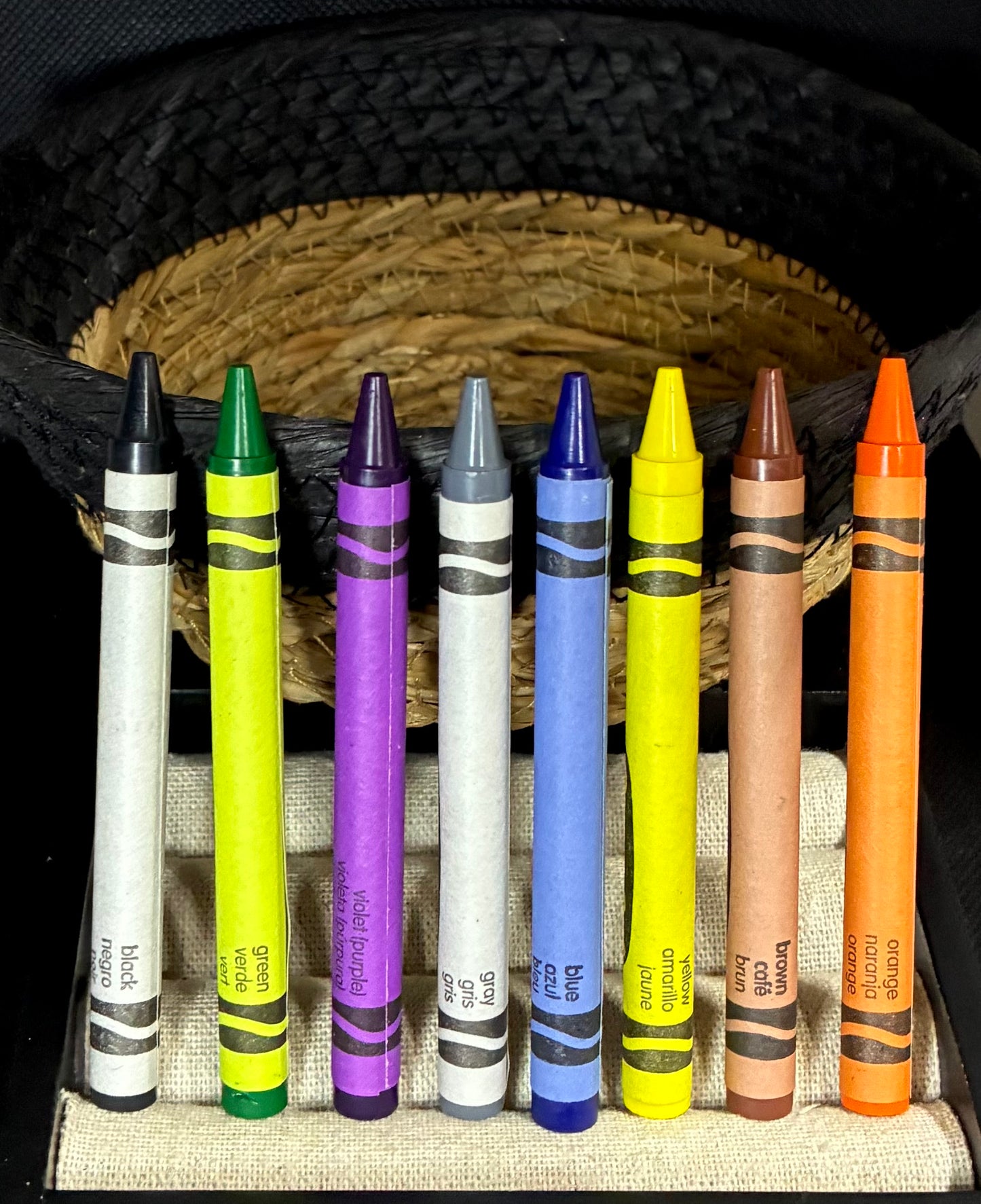 Crayon earrings