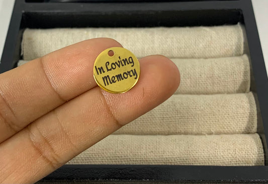 In loving memory (charm only)