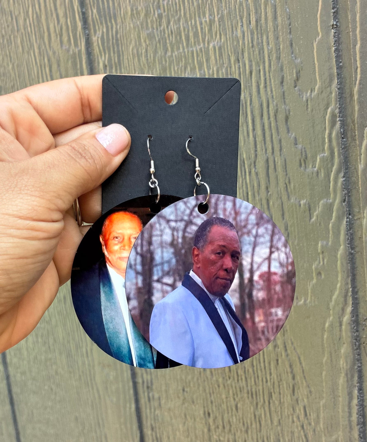 XL photo earrings