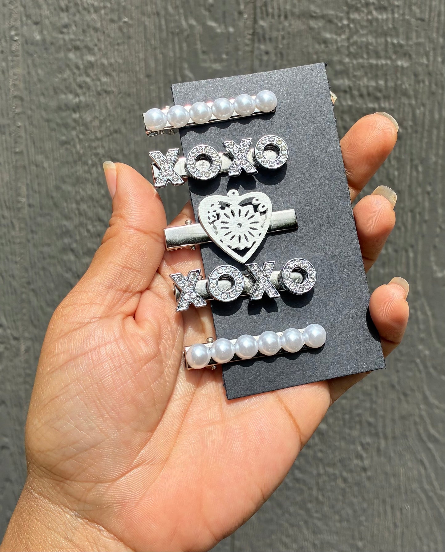 Charm hair clips