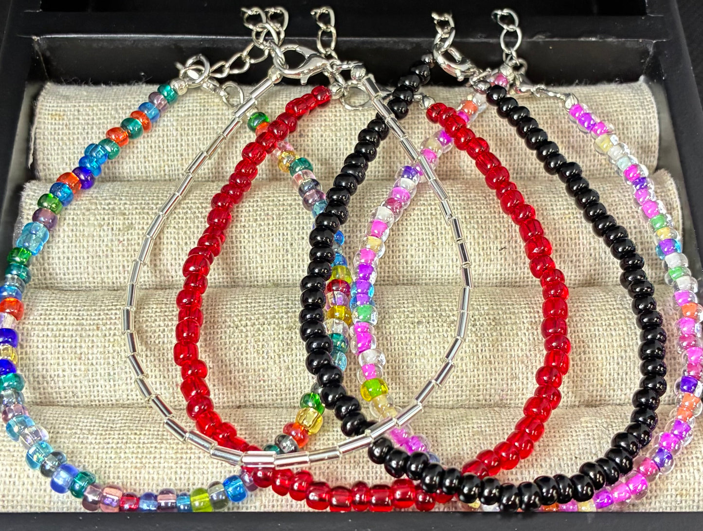 Beaded anklets