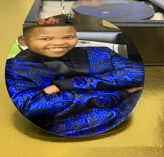XL photo earrings