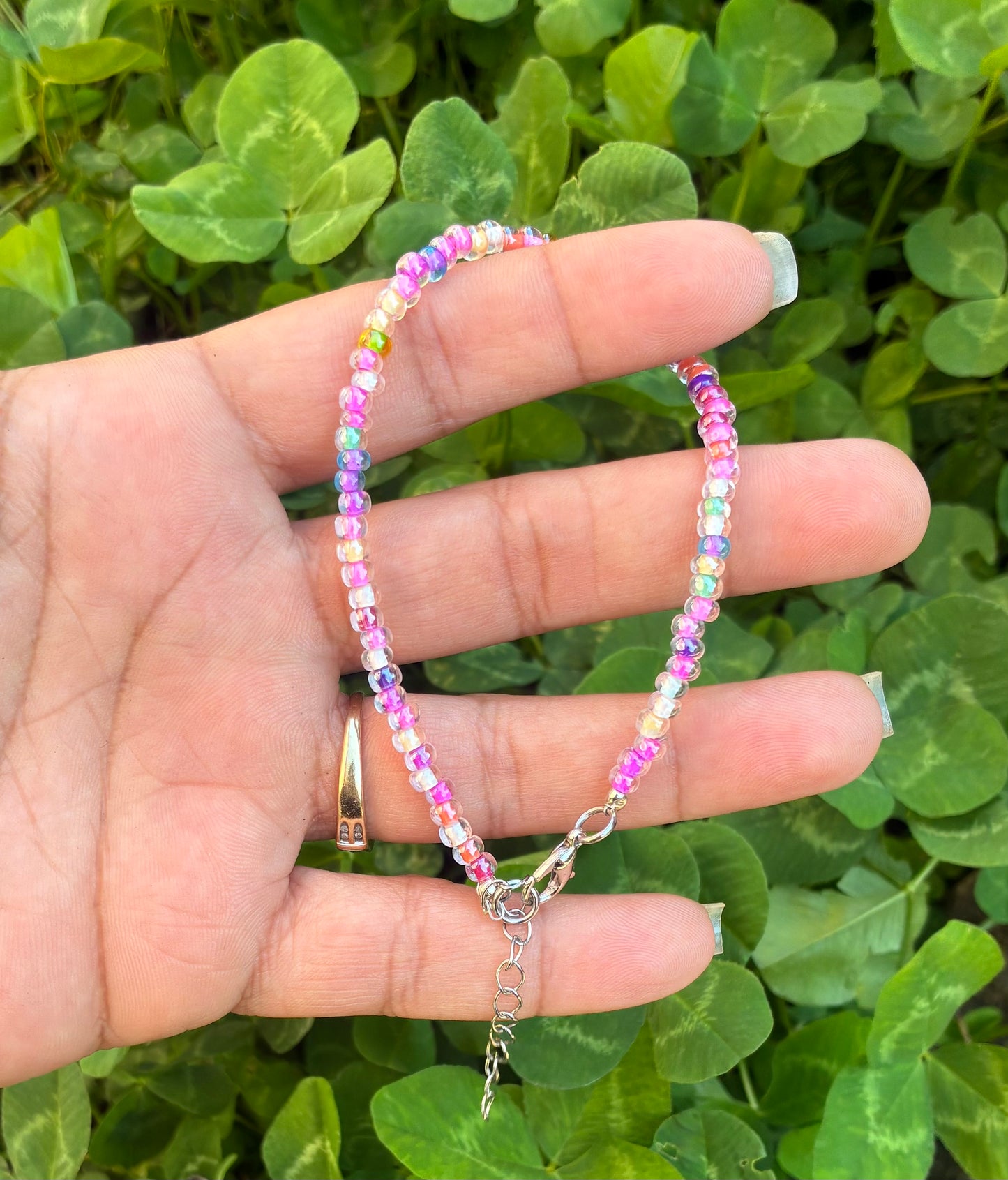 Beaded anklets