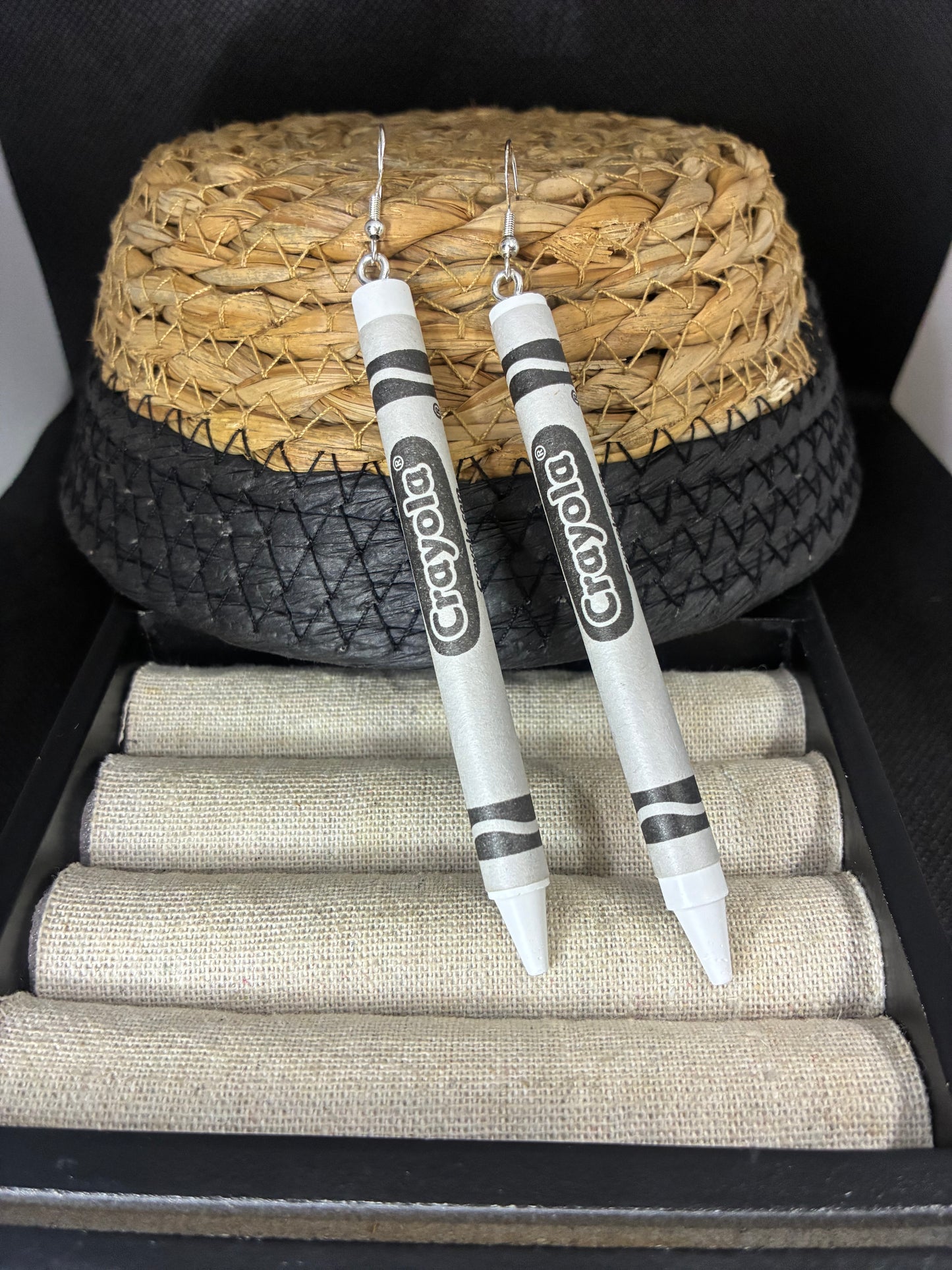 Crayon earrings