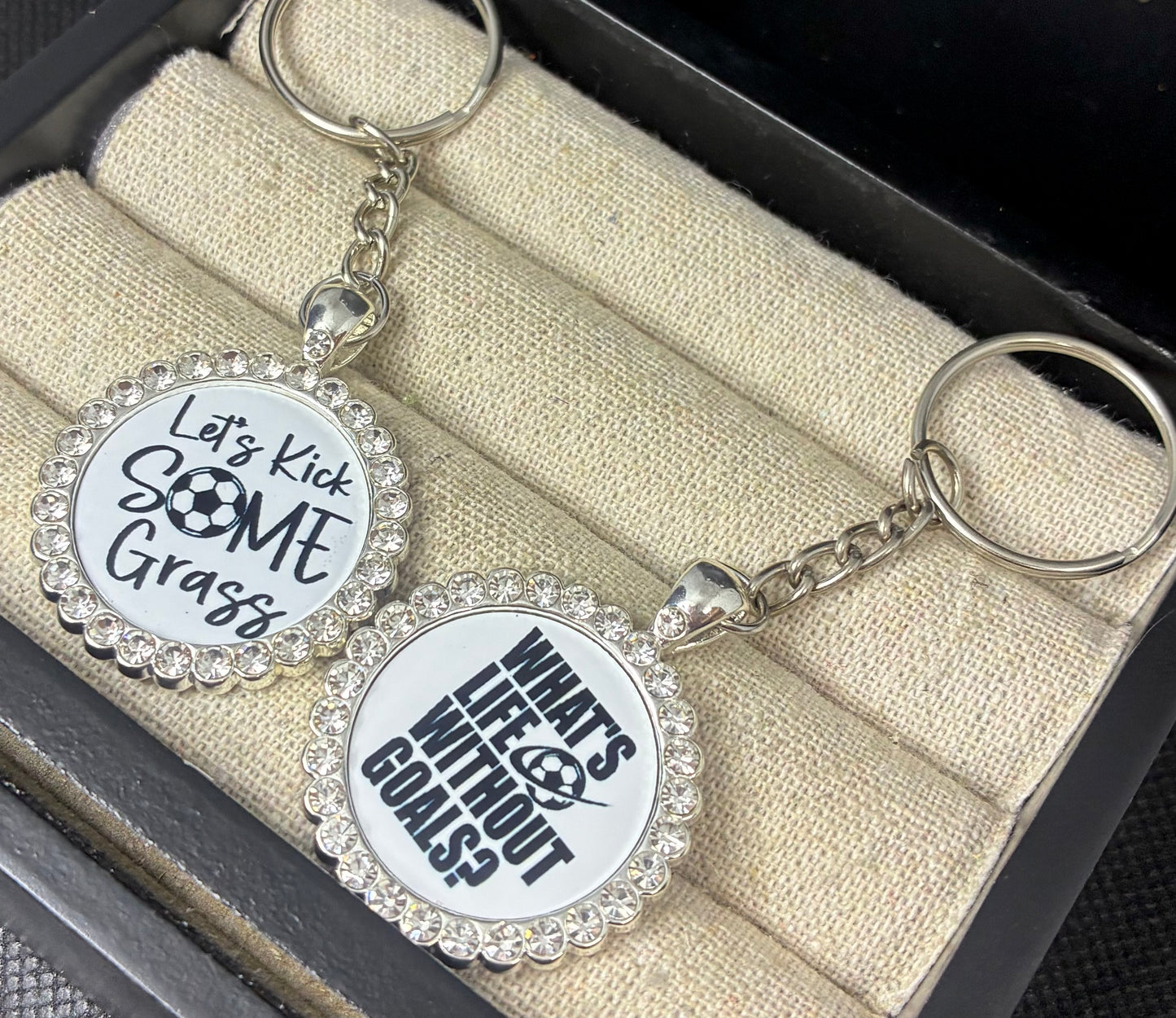 Soccer keychain