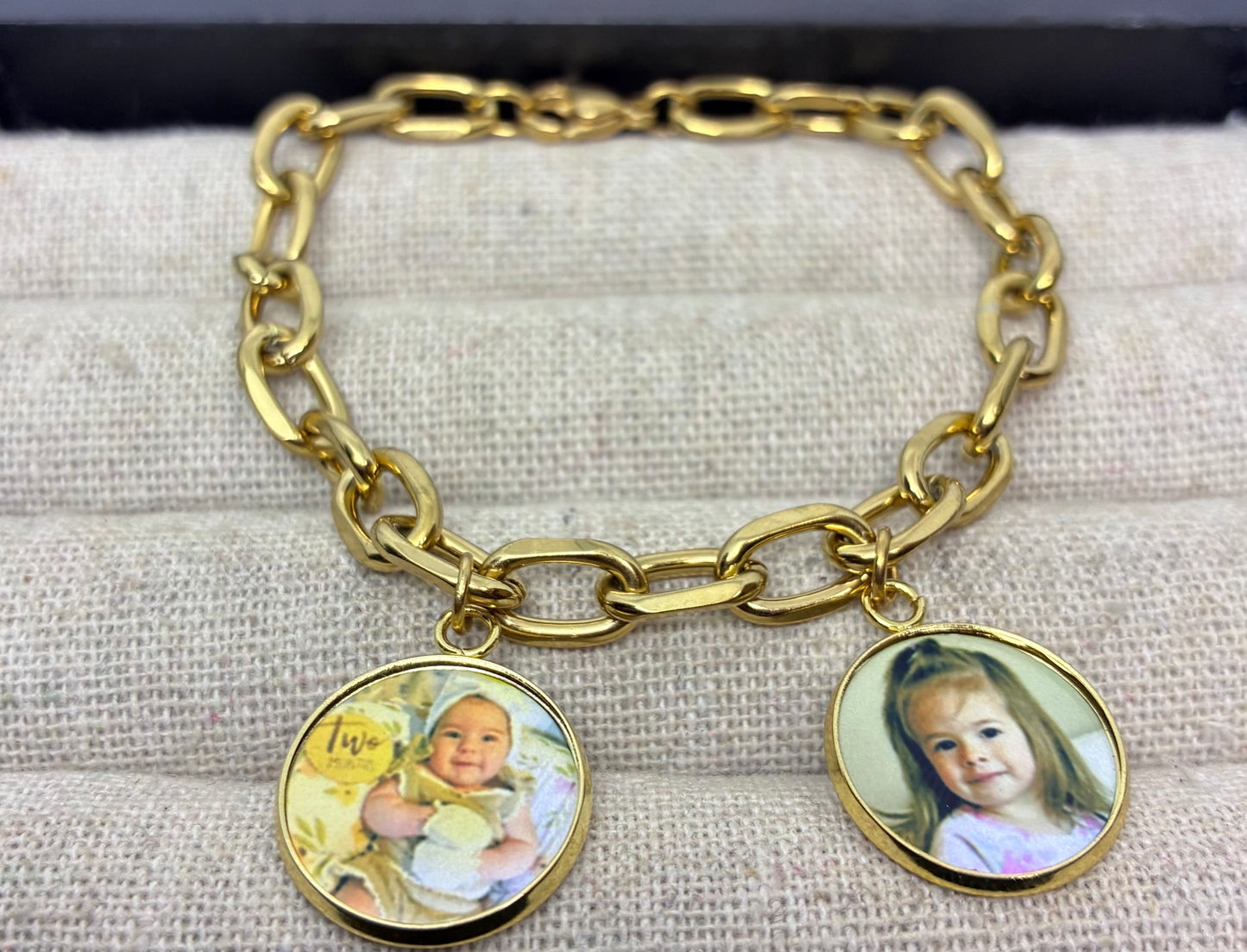 Memory charm bracelet