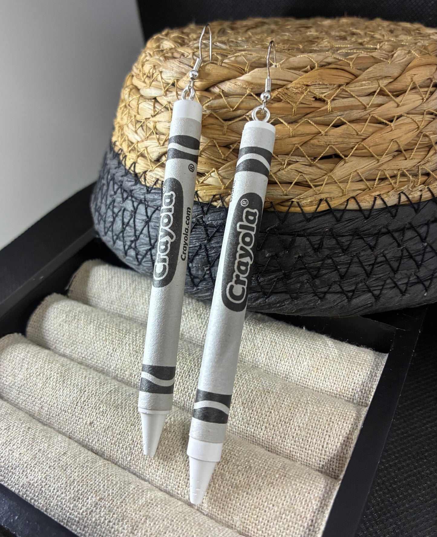 Crayon earrings