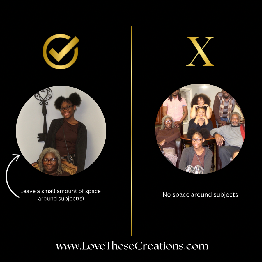 Customized mini photo ring