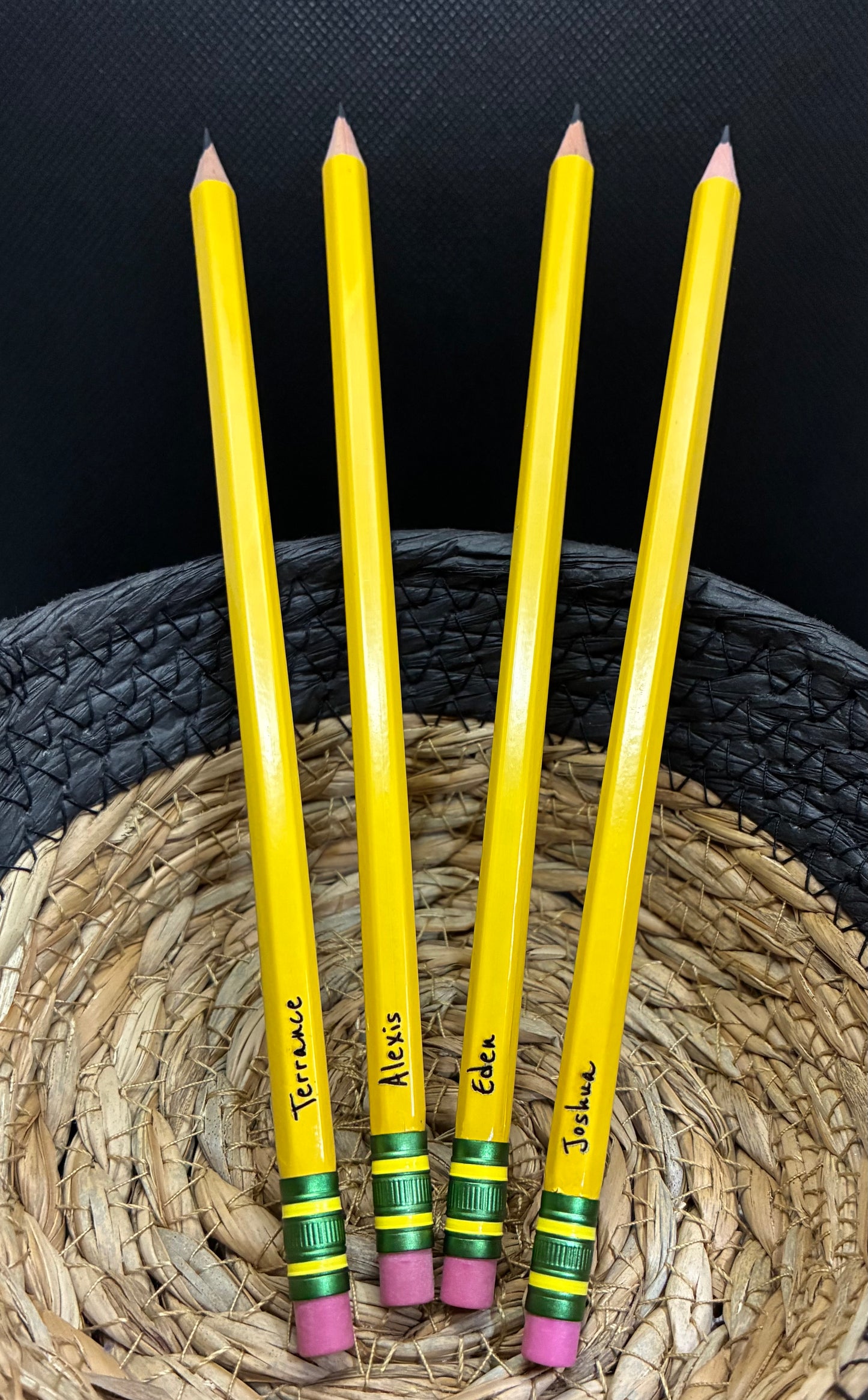 Engraved pencils