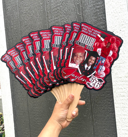 Grad hand fan