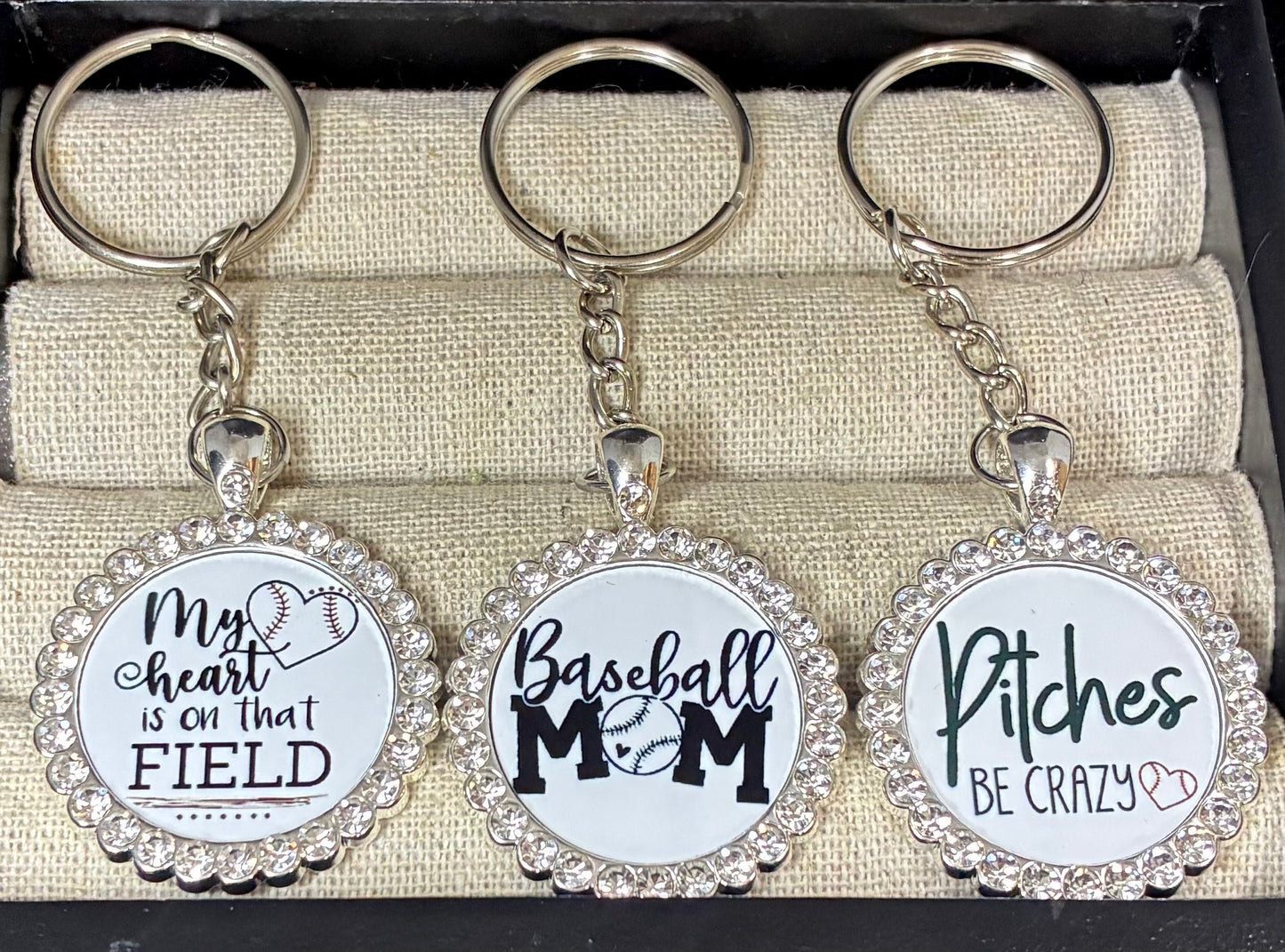 Baseball keychain