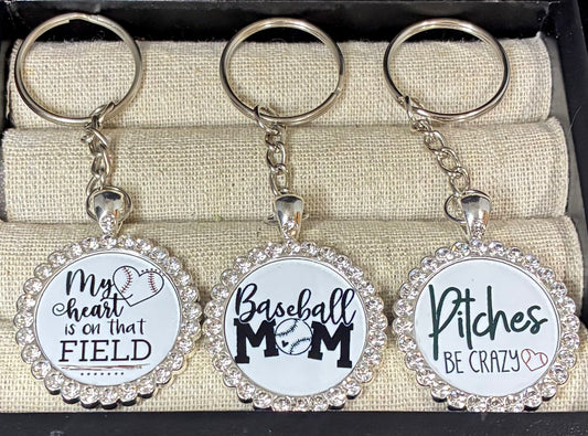 Baseball keychain