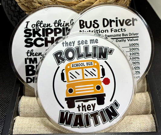 Bus driver buttons
