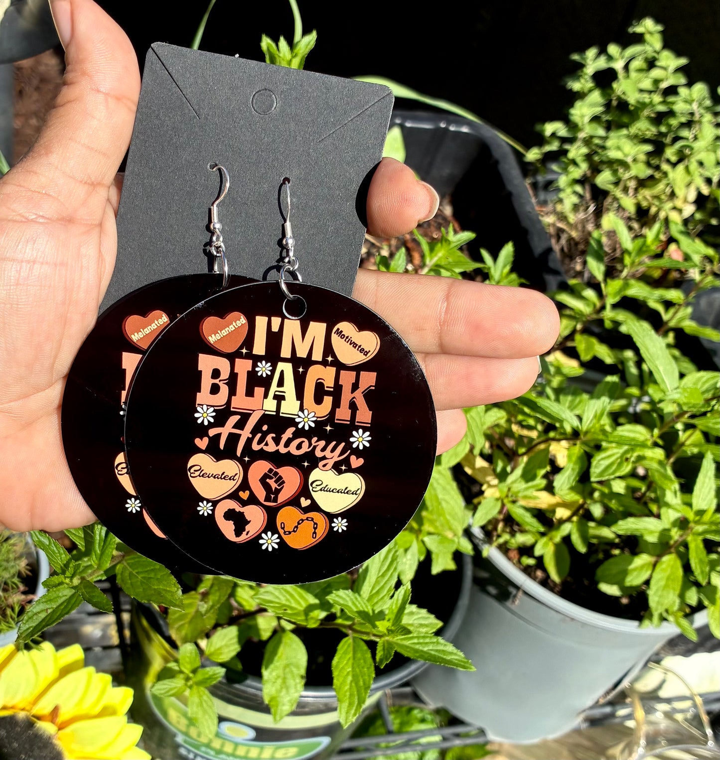 I’m black history earrings