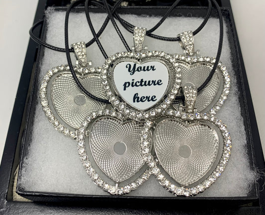 Double sided heart necklaces (bulk)