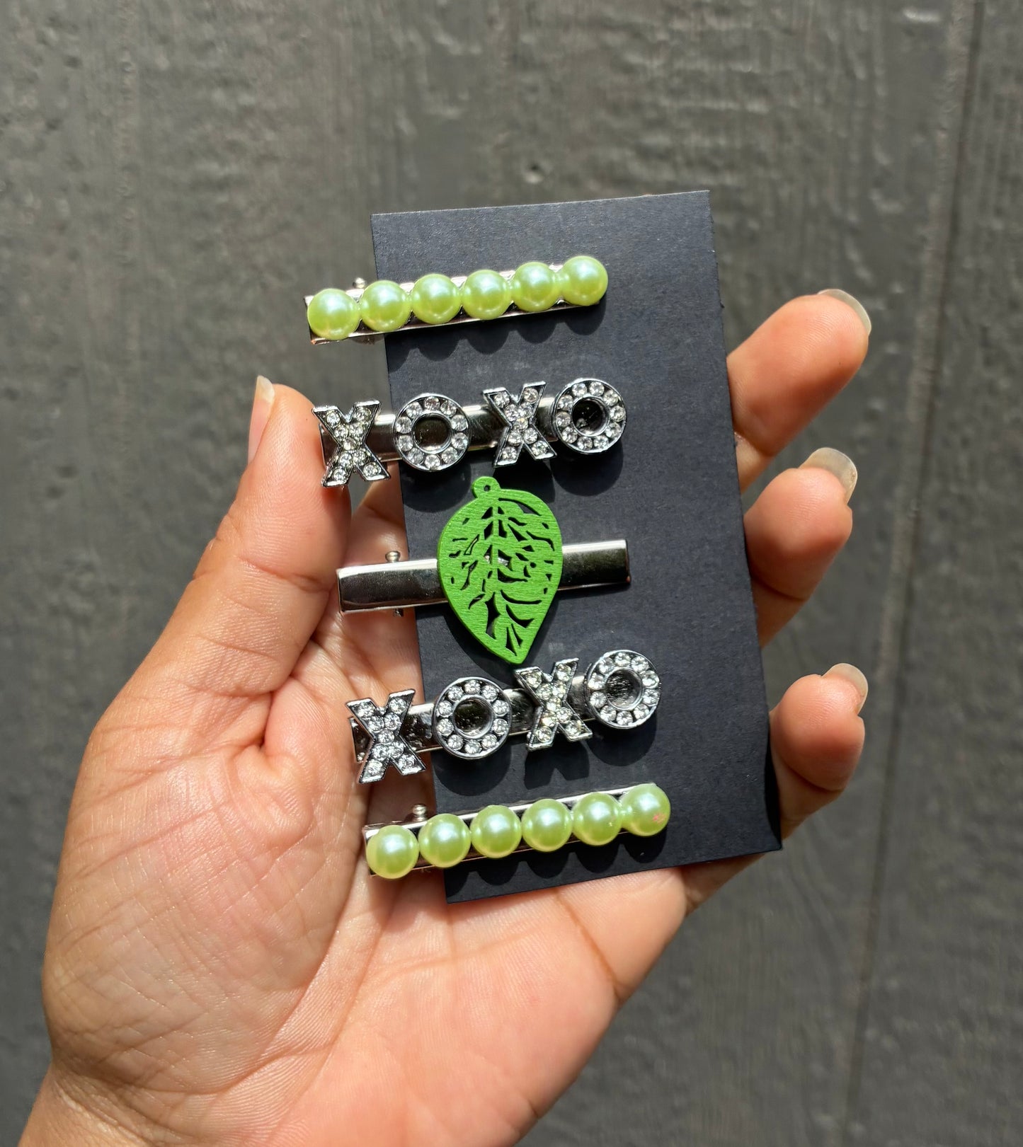 Charm hair clips