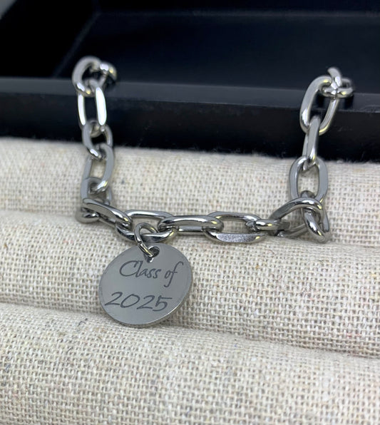 Class of 2025 charm bracelet