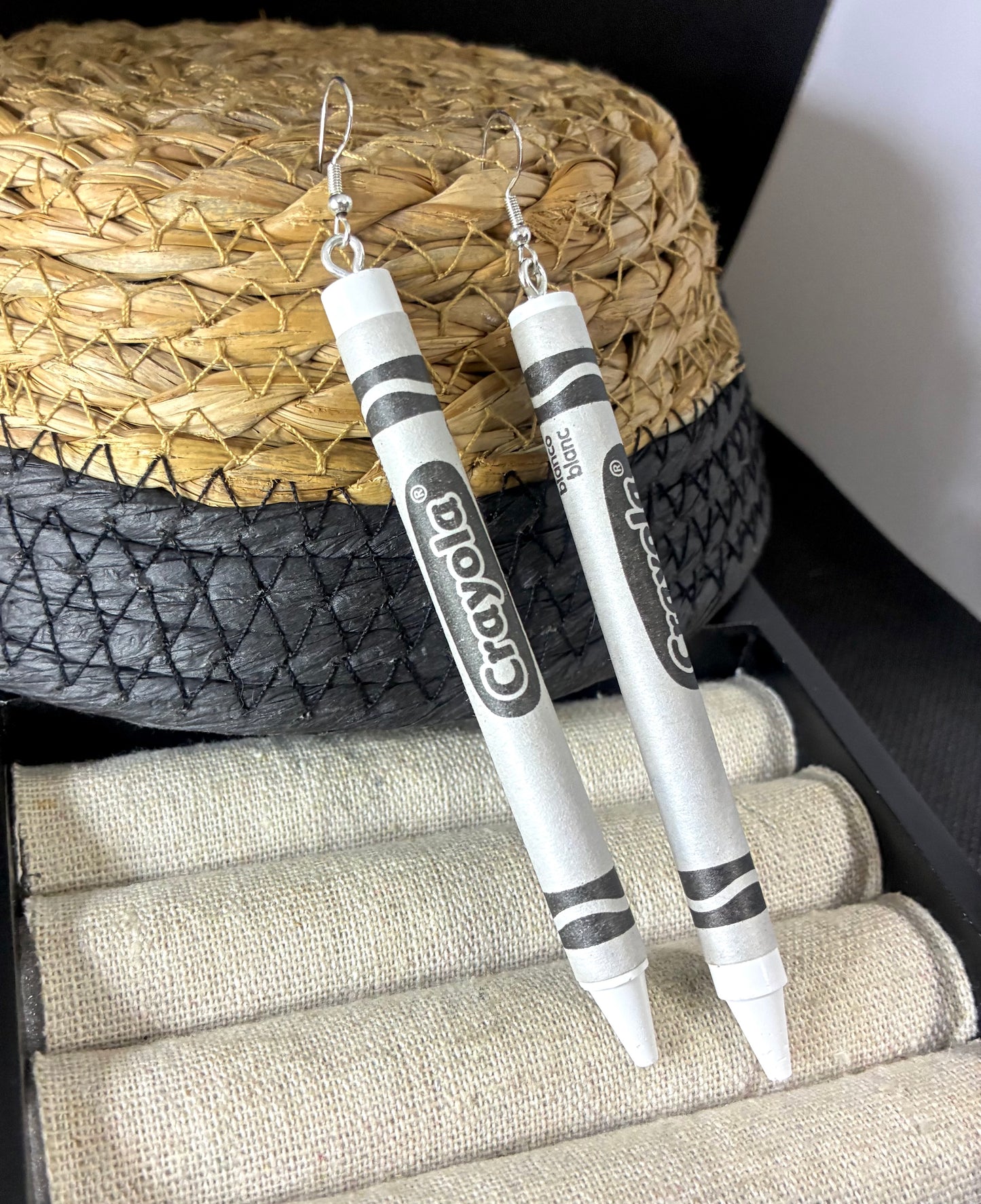 Crayon earrings