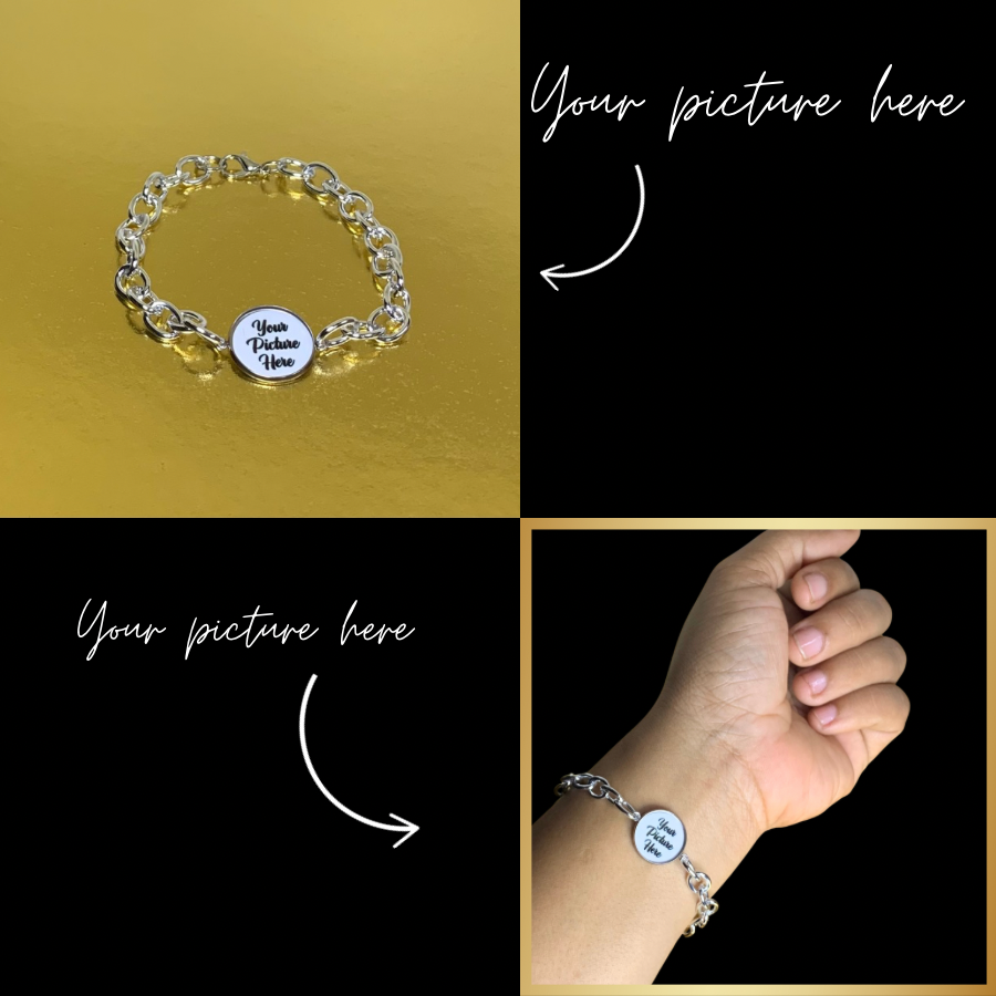 Personalized connector bracelet